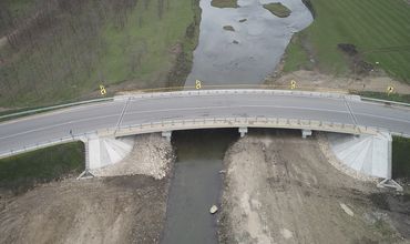 Во Флорештском районе построен мост через реку Реут.