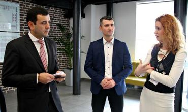 В ходе визита обсуждались темы, связанные с созданием и развитием IT-парков. Фото: mei.gov.md.