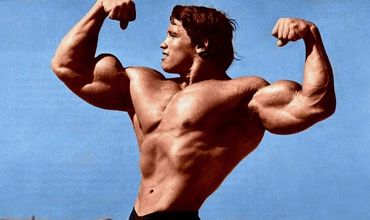 Известный культурист и актёр Арнольд Шварценеггер.