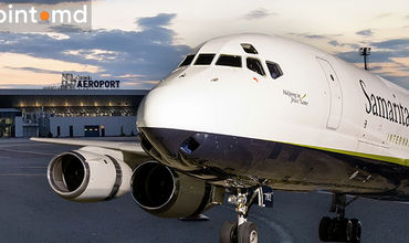 В столичном аэропорту произвел посадку самолет Douglas DC-8-50, который прилет в Молдову из США.