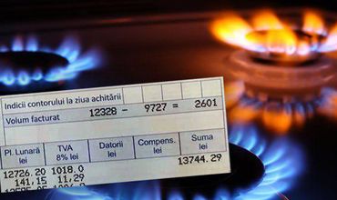 Жительнице Кишинева пришел рекордный счет за газ.