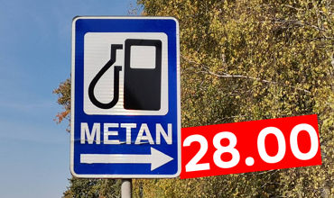 Метан подорожал в Молдове на 5 леев: цена составила 28 леев.