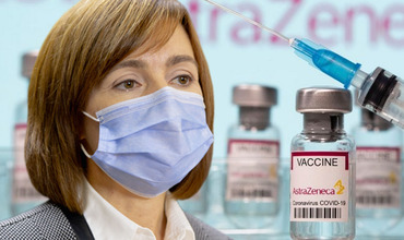 Президент Майя Санду получит завтра первую дозу вакцины AstraZeneca. Коллаж: Point.md