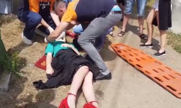 В Кишиневе сбили девушку на пешеходном переходе.