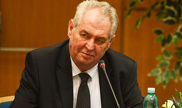Президент Чехии Милош Земан.