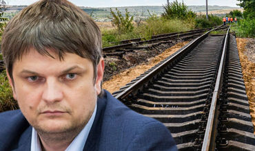 Андрей Спыну: На юге Молдовы за 2 месяца построили железнодорожную ветку. Коллаж Point.md.