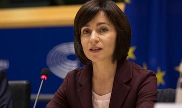 Председатель партии &#34;Действие и Солидарность&#34; Майя Санду. 