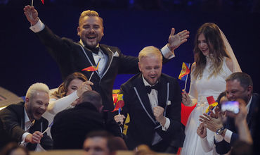 Группа Sunstroke Project с песней Hey Mamma заняла третье место на конкурсе &#34;Евровидение&#34;. Фото: Sputnik.md