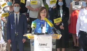 Председатель партии &#34;Действие и солидарность&#34; Майя Санду.