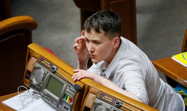 Украинский народный депутат Надежда Савченко.
