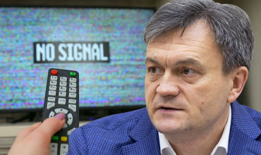 Речан: 12 телеканалов не вернутся в эфир даже после окончания режима ЧП. Коллаж: Point.md