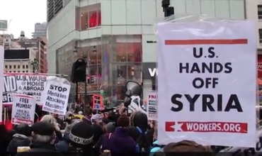 Жители Нью-Йорка и Окленда протестовали против американской агрессии.