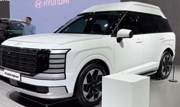 Представлен Hyundai Palisade с необычной крышей: он выше двух метров.