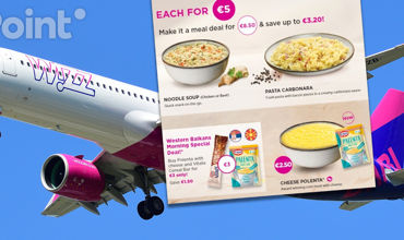 На борту самолетов авиакомпании Wizz Air можно купить мамалыгу в пакете.