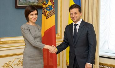 Встреча премьер-министра Молдовы Майи Санду с президентом Украины.