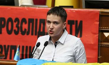 Депутат Верховной рады Надежда Савченко.