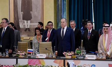 Встреча глав МИД группы G20 проходила в Дели 1-2 марта.
