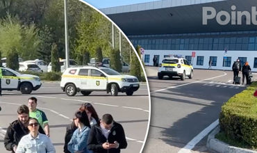 Accesul transportului privat pe teritoriul Aeroportului Internațional Chișinău, blocat de Poliție.