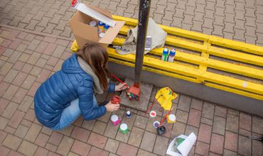 Результат кропотливой работы художников проекта Chisinau is me появился возле лицея Асаки.