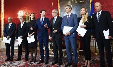 В Австрии назначили правительство меньшинства.