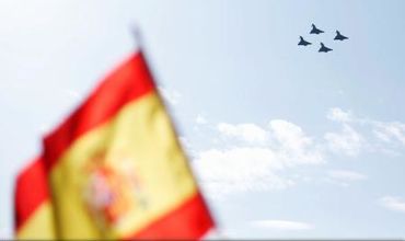 Eurofighter prăbușit la paradă de Ziua Spaniei. Foto: reuters.com