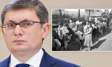 Гросу сопроводил пост о сталинских депортациях фото евреек под румынским конвоем. Коллаж: Point.md