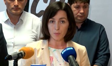 Председатель партии “Действие и солидарность” Майя Санду.