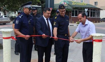 В городском парке Кагула 3 июля 2018 года состоялось открытие &#34;Аллеи безопасности&#34;. Фото: politia.md.