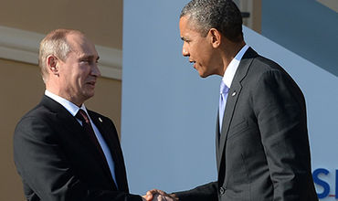 Владимир Путин и Барак Обама.