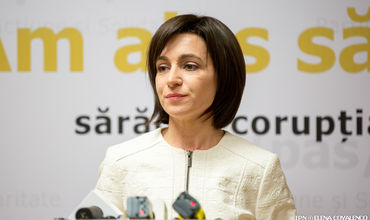 Лидер оппозиционного формирования ,,Партии Действие и Солидарность” Майя Санду.