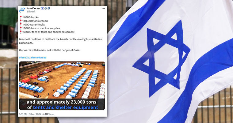 Израиль дал пояснения о кадрах из Молдовы в посте о помощи Газе. Коллаж Point.md.