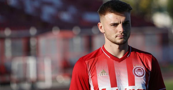 Футболист сборной Молдовы Олег Рябчук.