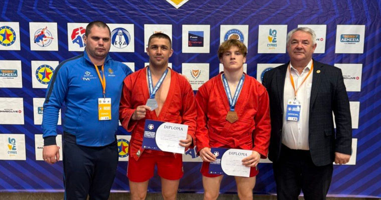 Молдавские спортсмены завоевали две медали на чемпионате Европы по самбо на Кипре.