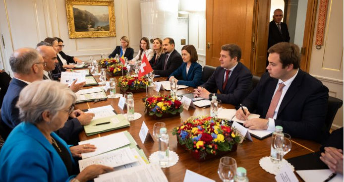 Двустороннее сотрудничество обсудили в Берне президенты Молдовы и Швейцарии