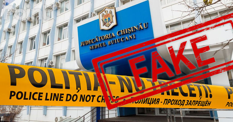 Alerta cu bombă la Judecătoria Buiucani s-a dovedit a fi falsă.