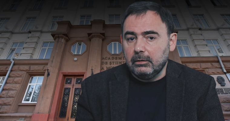 Марк Ткачук: Им удалось превратить Академию наук в казарму. Коллаж: Point.md