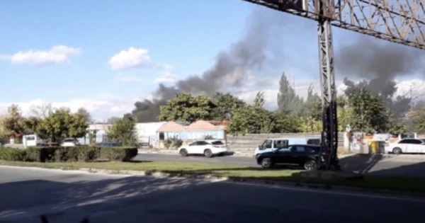 Пожар вспыхнул под Измаильским мостом.