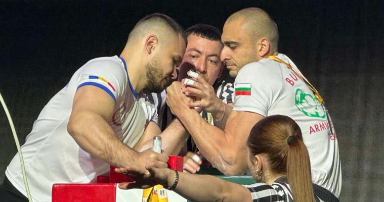 Даниел Прокопчук стал чемпионом Европы по армрестлингу.