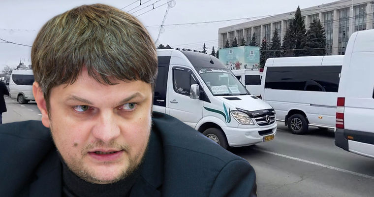 Спыну осудил протест перевозчиков: Призываю предоставить гражданам транспорт. Коллаж: Point.md