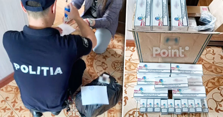 Полиция изъяла у жительницы Фалешт партию нелегальных сигарет.