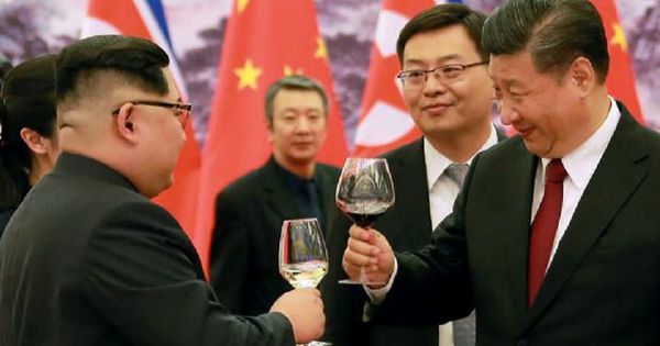 Vin, banchet fastuos şi berlină pentru Kim în vizita în China. Foto: news.ro