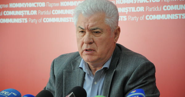 Председатель Партии коммунистов (ПКРМ) Владимир Воронин.