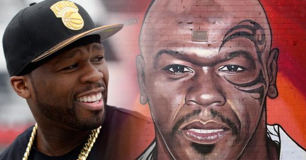 Рэпер 50 Cent устроил нападение на уличного художника.