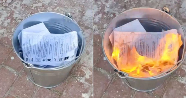 Власти Молдовы предупреждают о фейковом видео с избирательными бюллетенями.