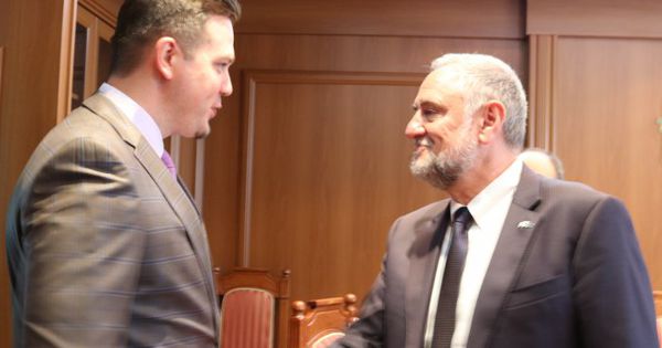 Глава МИДЕИ принял представителей Всемирного еврейского конгресса.