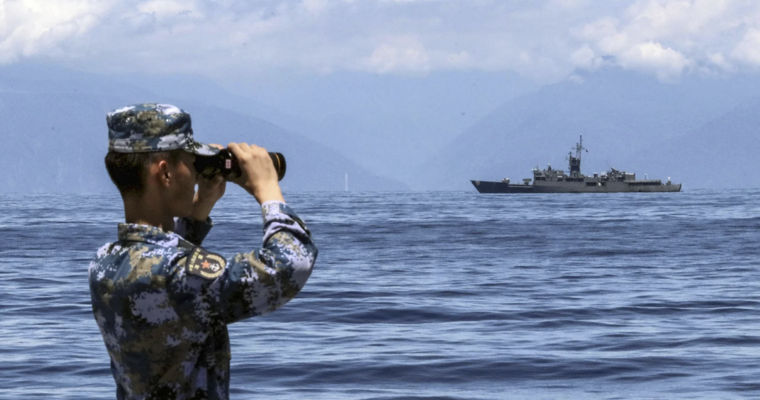 Китай начал специальную морскую операцию неподалеку от Тайваня.