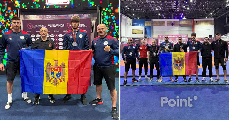 Молдова завоевала три медали на чемпионате Европы по грэпплингу.