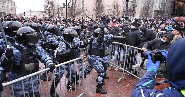 В Москве готовятся к протестам в поддержку Навального.