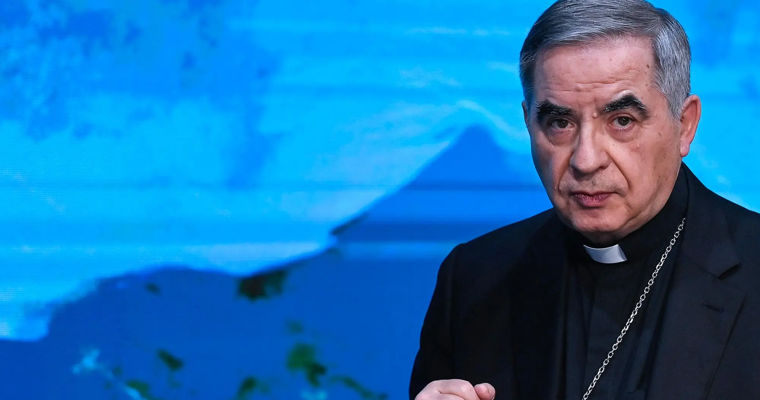 Cardinalul Angelo Becciu a refuzat să participe la alegerea noului papă.