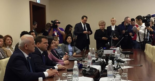 Депутаты оппозиционной партии "Шор" приняли участие в дискуссиях с блоком ACUM.